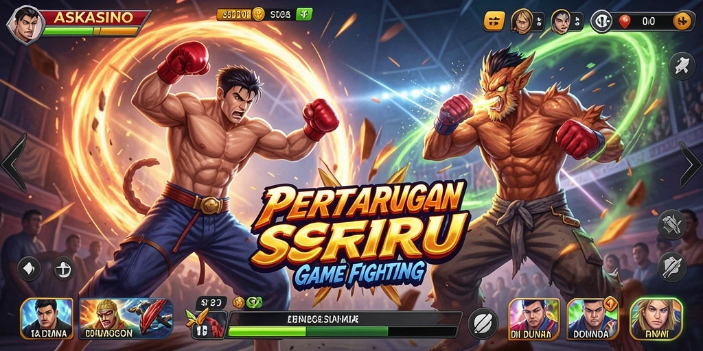Tampilan seru dari pertandingan Fighting di ASKASINO.