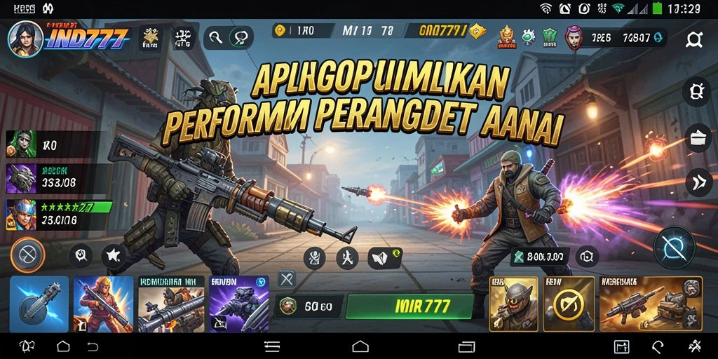 Tampilan antarmuka utama IND777 yang intuitif dan menarik.