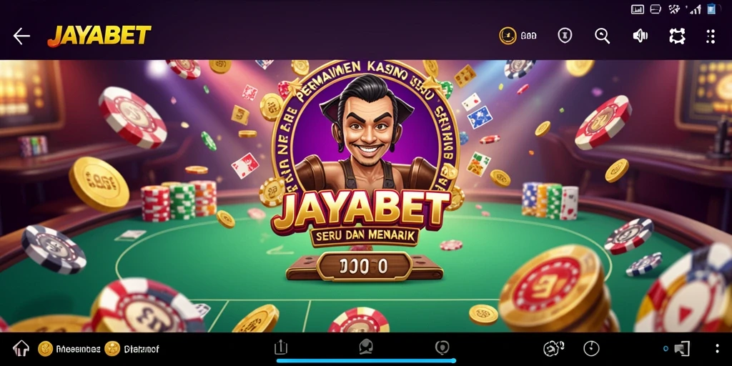 Tampilan gameplay menarik dari aplikasi Kasino JAYABET.