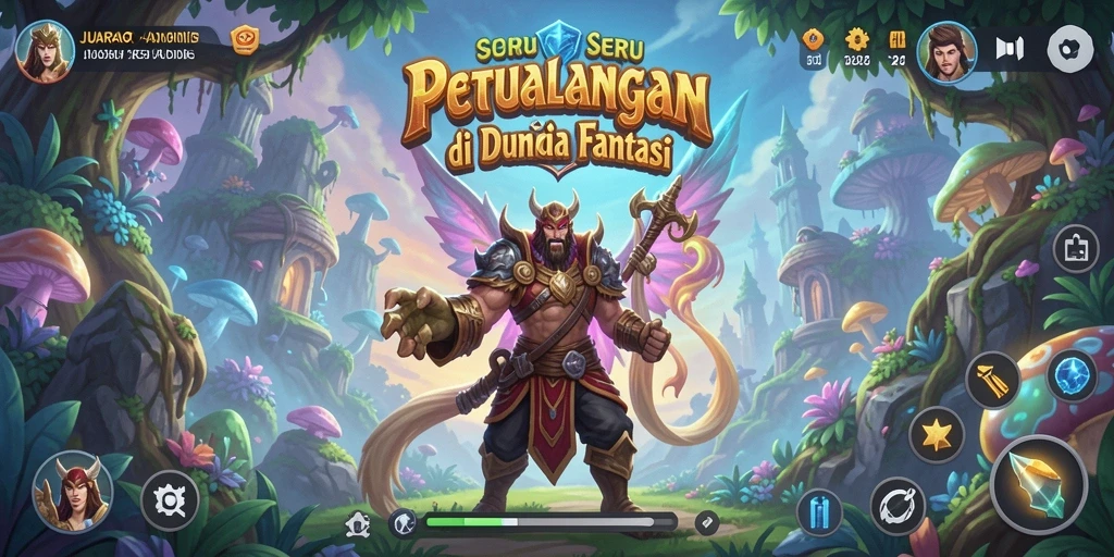 Tampilan gameplay JUARAGO yang menawan dan mengasyikkan.