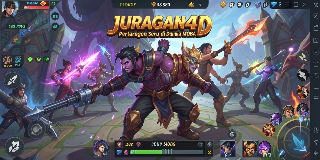 Tampilan menarik dalam gameplay JURAGAN4D yang penuh aksi.