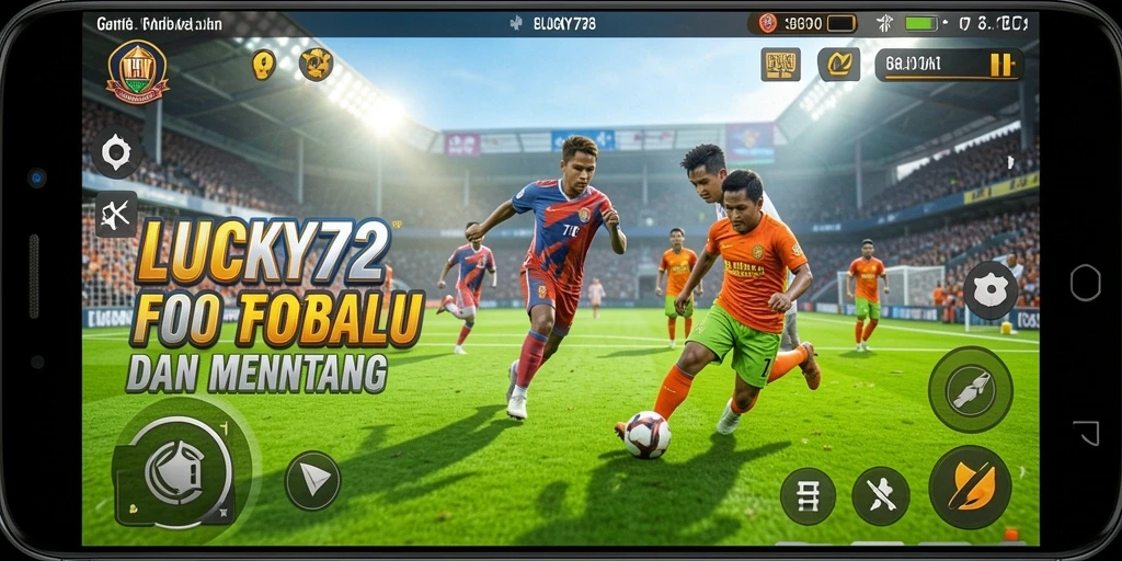 Screenshot gameplay <strong>LUCKY72</strong> menampilkan momen seru saat pertandingan.