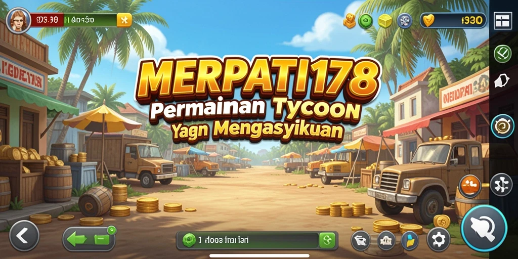 Tampilan menarik dari gameplay Tycoon MERPATI178.