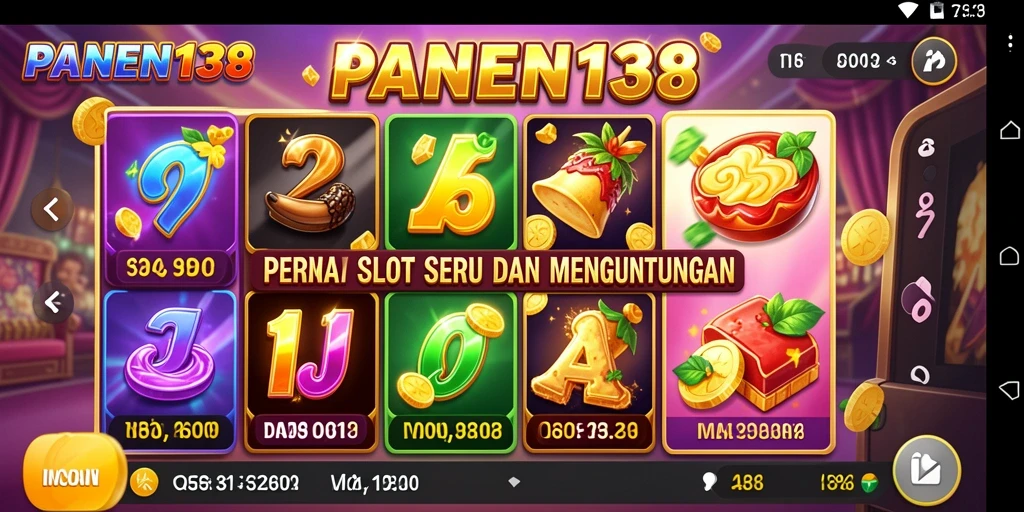Tampilan grafis menakjubkan dari gameplay Slot PANEN138.
