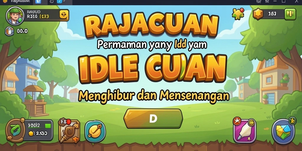 Tampilan gameplay RAJACUAN yang santai dan menghibur.