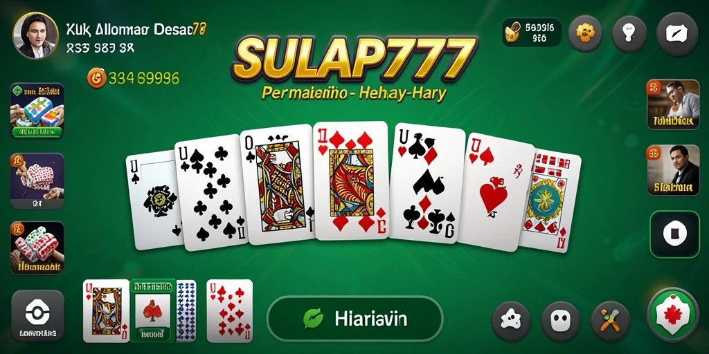 Tampilan gameplay seru dari SULAP777 yang menarik.